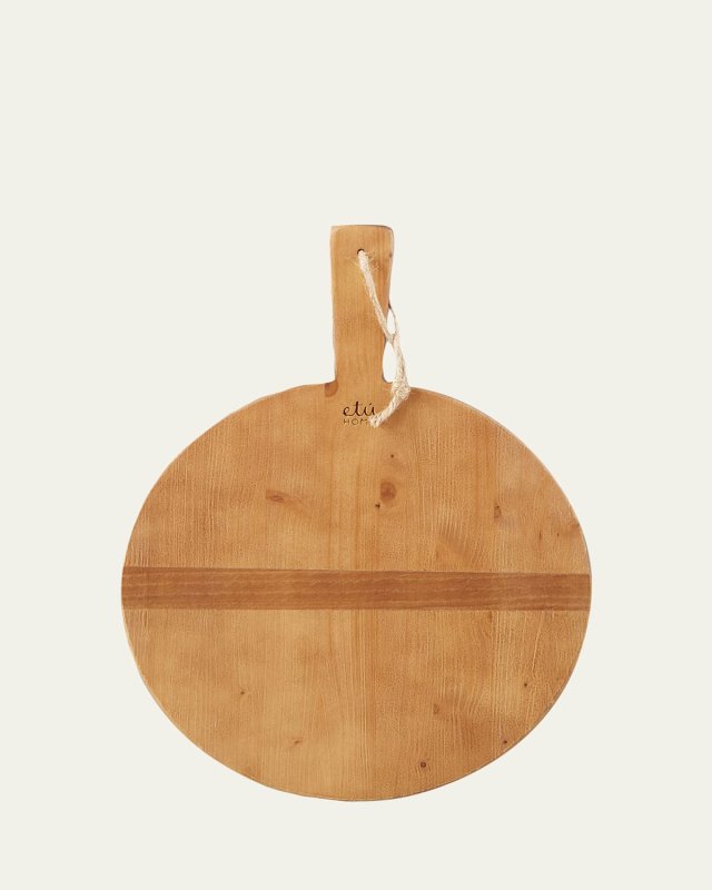 Round Pine Small Charcuterie Board, 20.5"